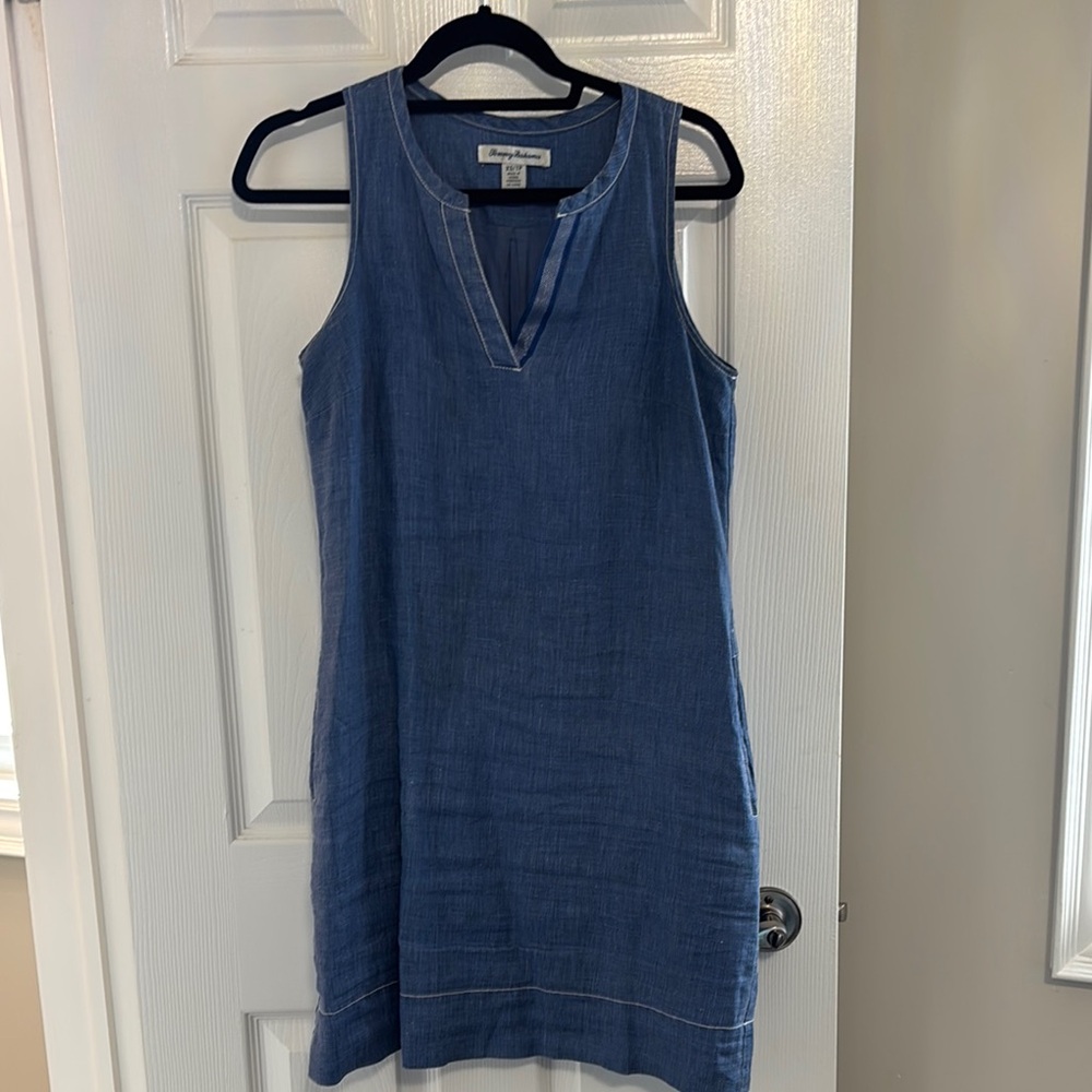 Tommy Bahama Chambray Sleeveless Dress
